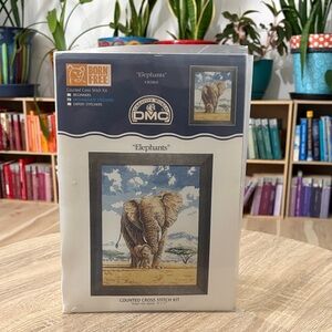 DMC Elephant Cross Stitch Kit